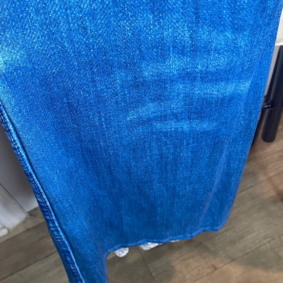 Blue Lace Trim Leggings - Picture 11 of 11